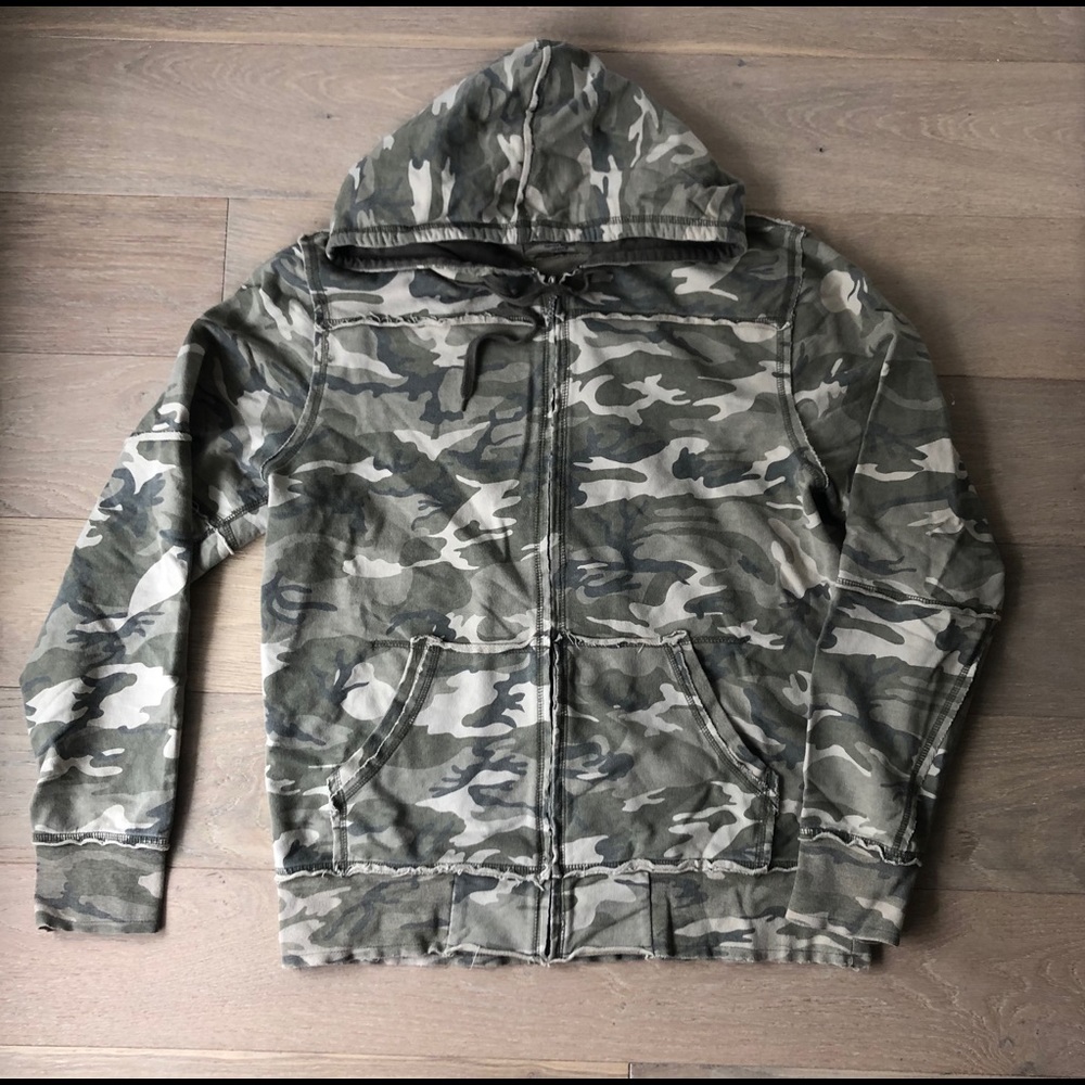 Industry Supply Co, Camo hoody, Medium